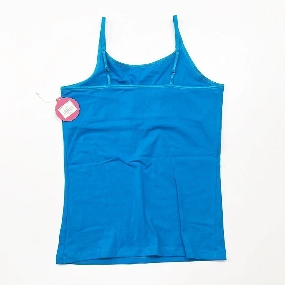 NEW SO girls bright blue cami top